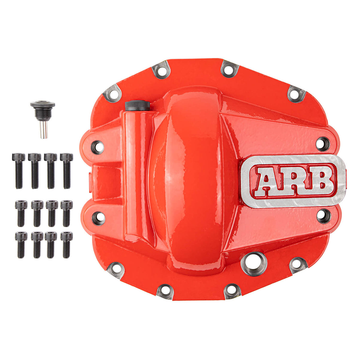 18-25 Jeep Wrangler / 20-25 Gladiator Differential Cover Red - Apollo Off-Road
