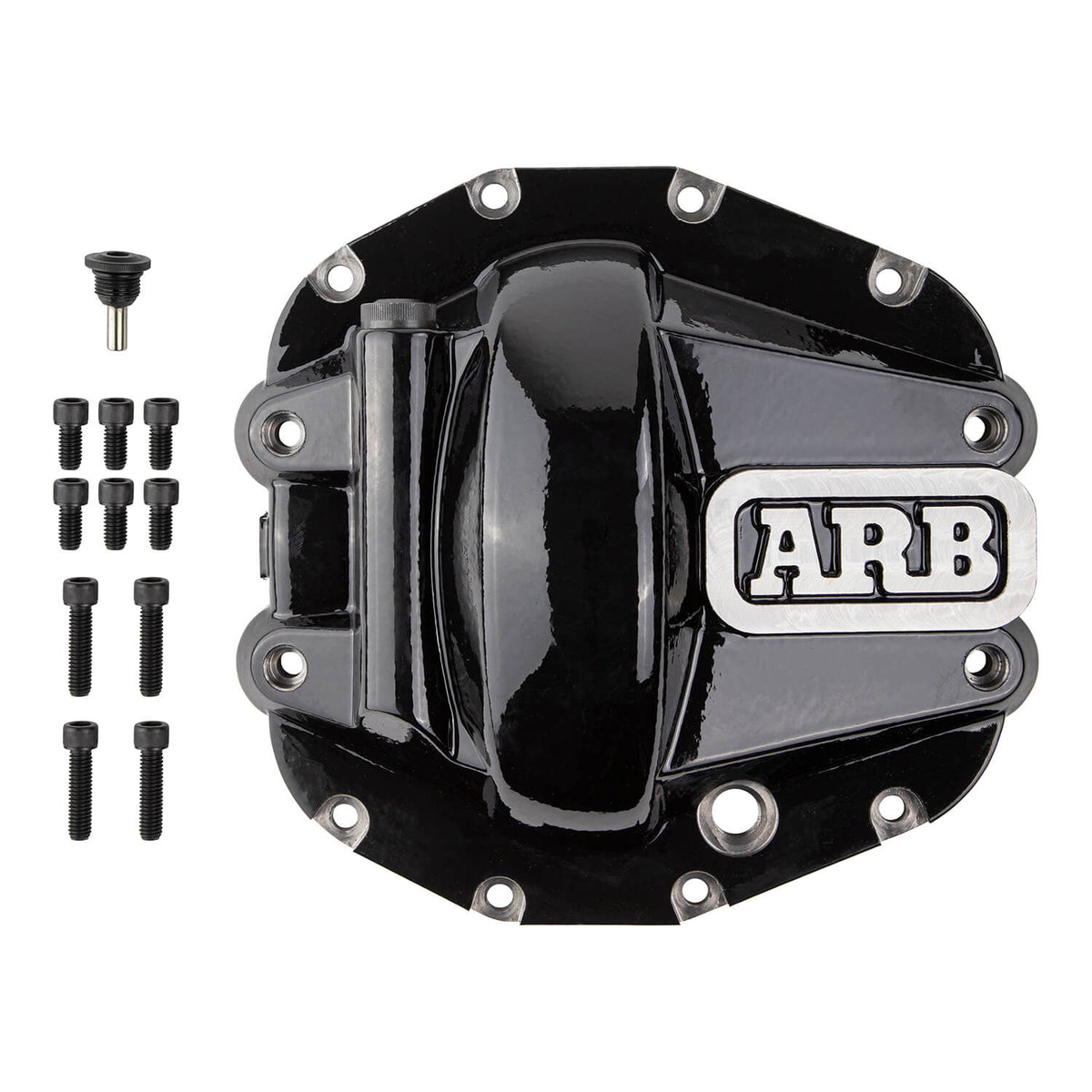 18-25 Jeep Wrangler / 19-23 Ford Ranger / 20-25 Jeep Gladiator / 21-25 Ford Bronco Differential Cover Black - Apollo Off-Road