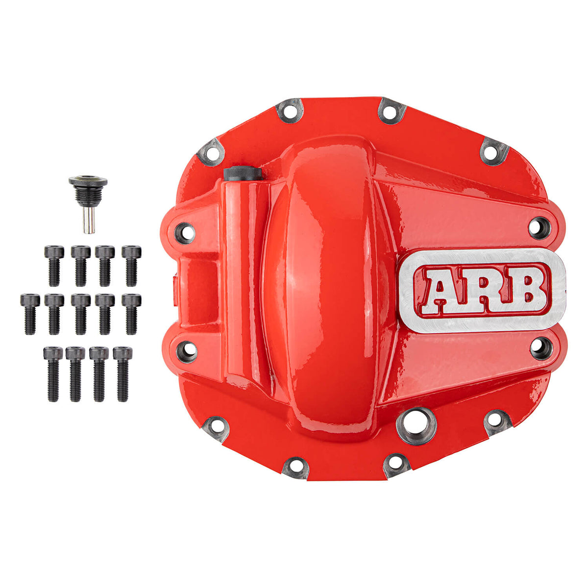 18-25 Jeep Wrangler / 19-23 Ford Ranger / 20-25 Jeep Gladiator / 21-25 Ford Bronco Differential Cover Red - Apollo Off-Road