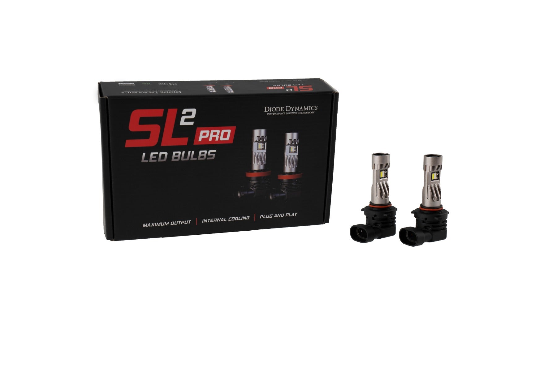 Diode Dynamics 9005/9011/H10 White SL2 Pro LED Bulbs (pair) with AntiFlicker Modules