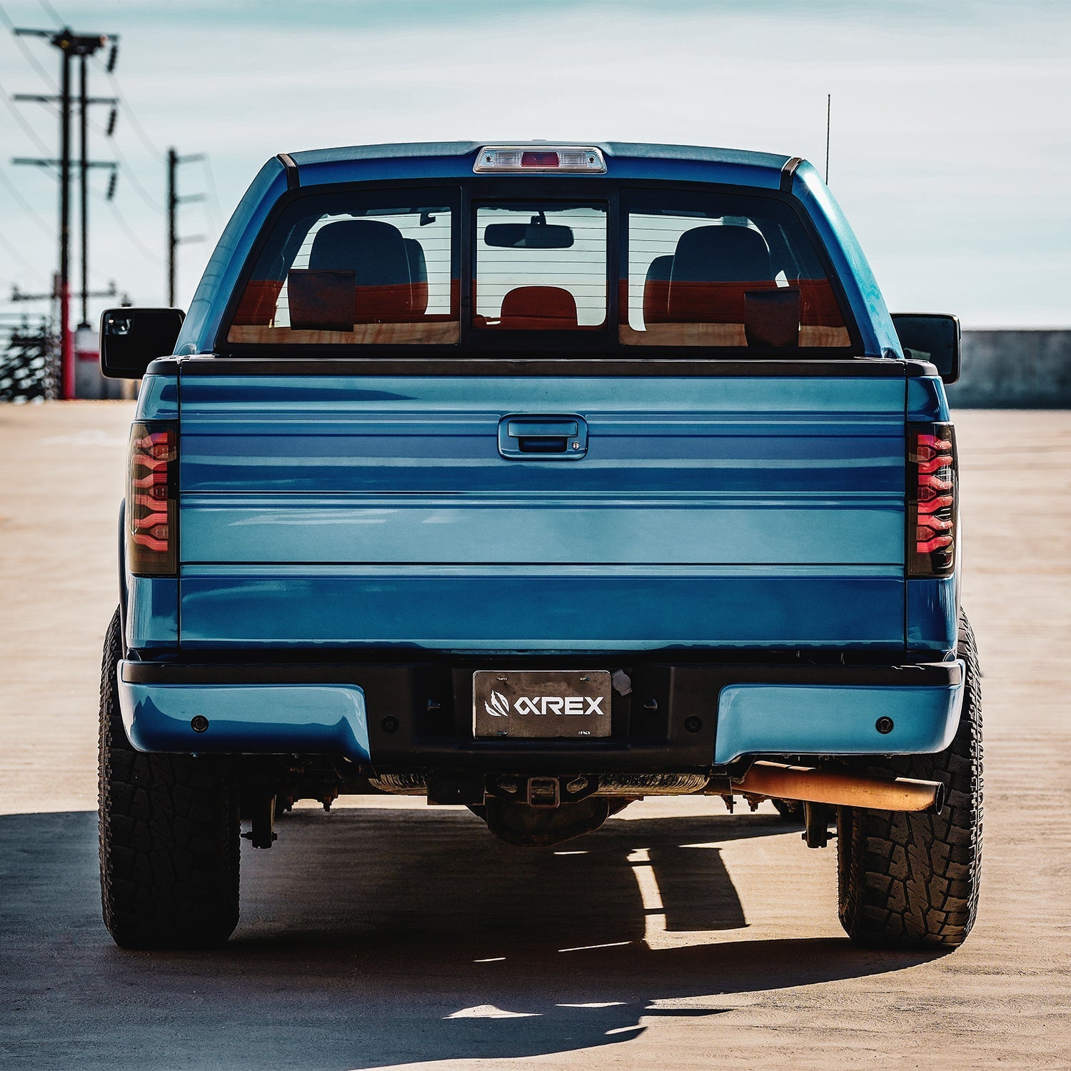09-14 Ford F-150 LUXX-Series LED Tail Lights Alpha-Black - Apollo Off-Road