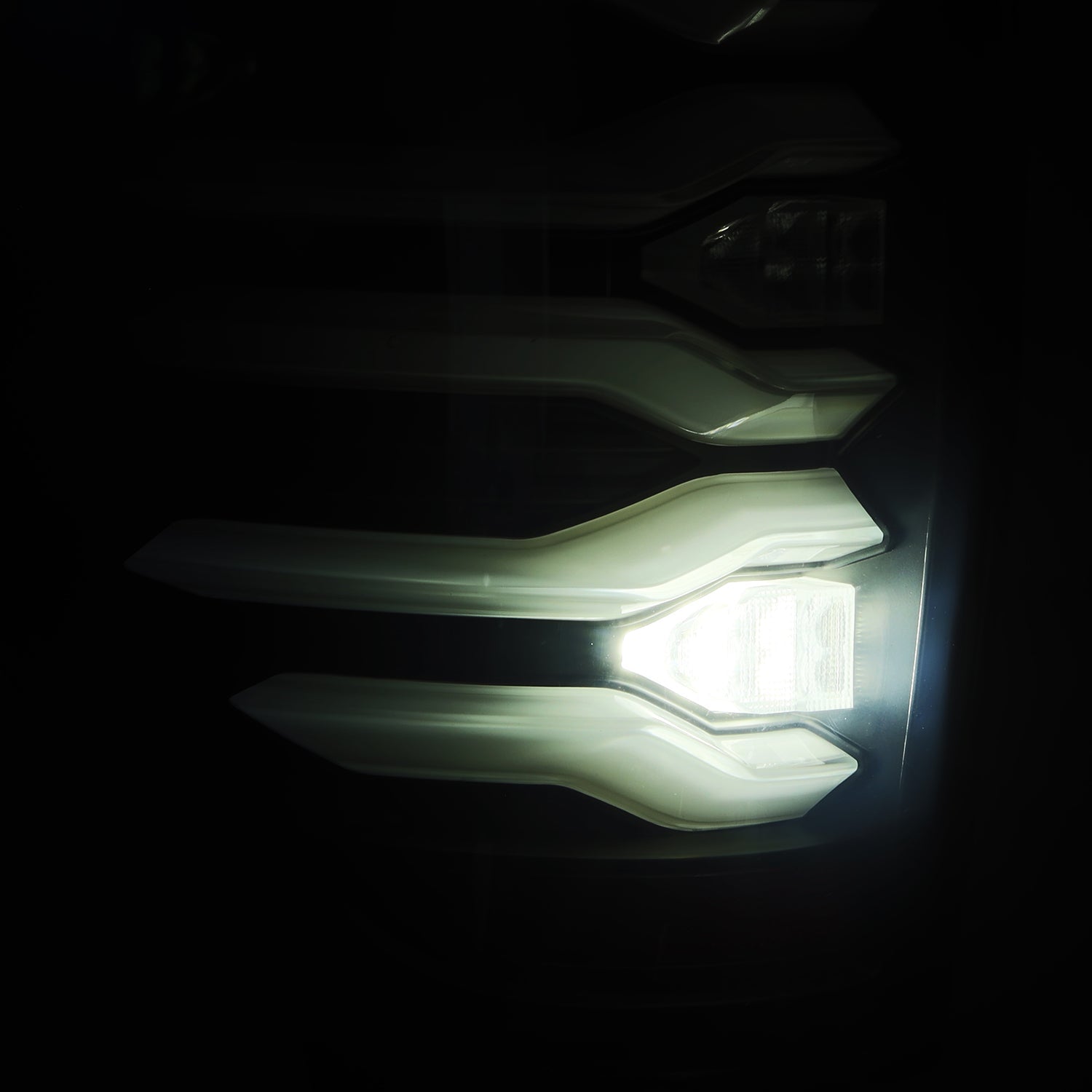 09-14 Ford F-150 LUXX-Series LED Tail Lights Black - Apollo Off-Road