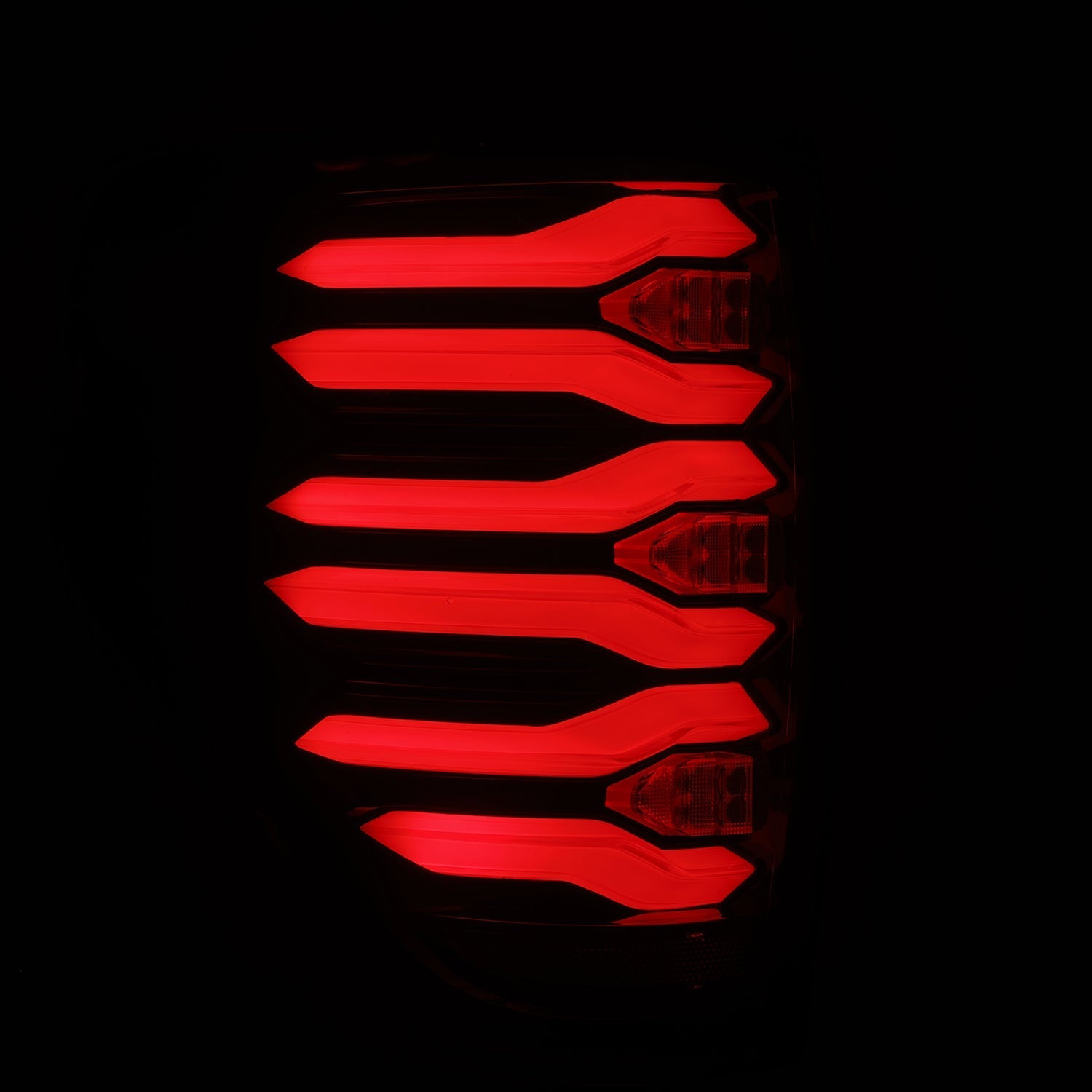 09-14 Ford F-150 LUXX-Series LED Tail Lights Black-Red - Apollo Off-Road