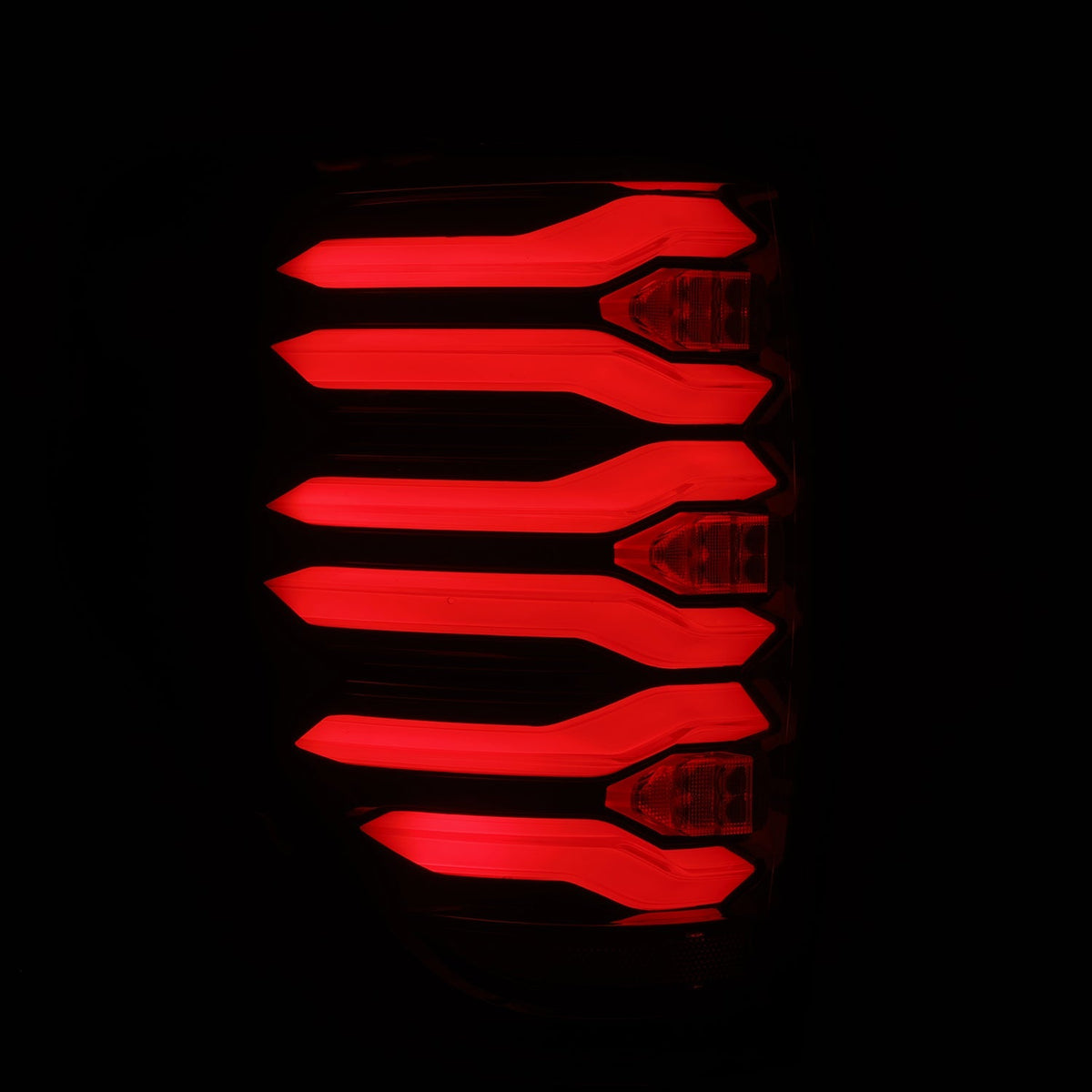 09-14 Ford F-150 LUXX-Series LED Tail Lights Black-Red - Apollo Off-Road