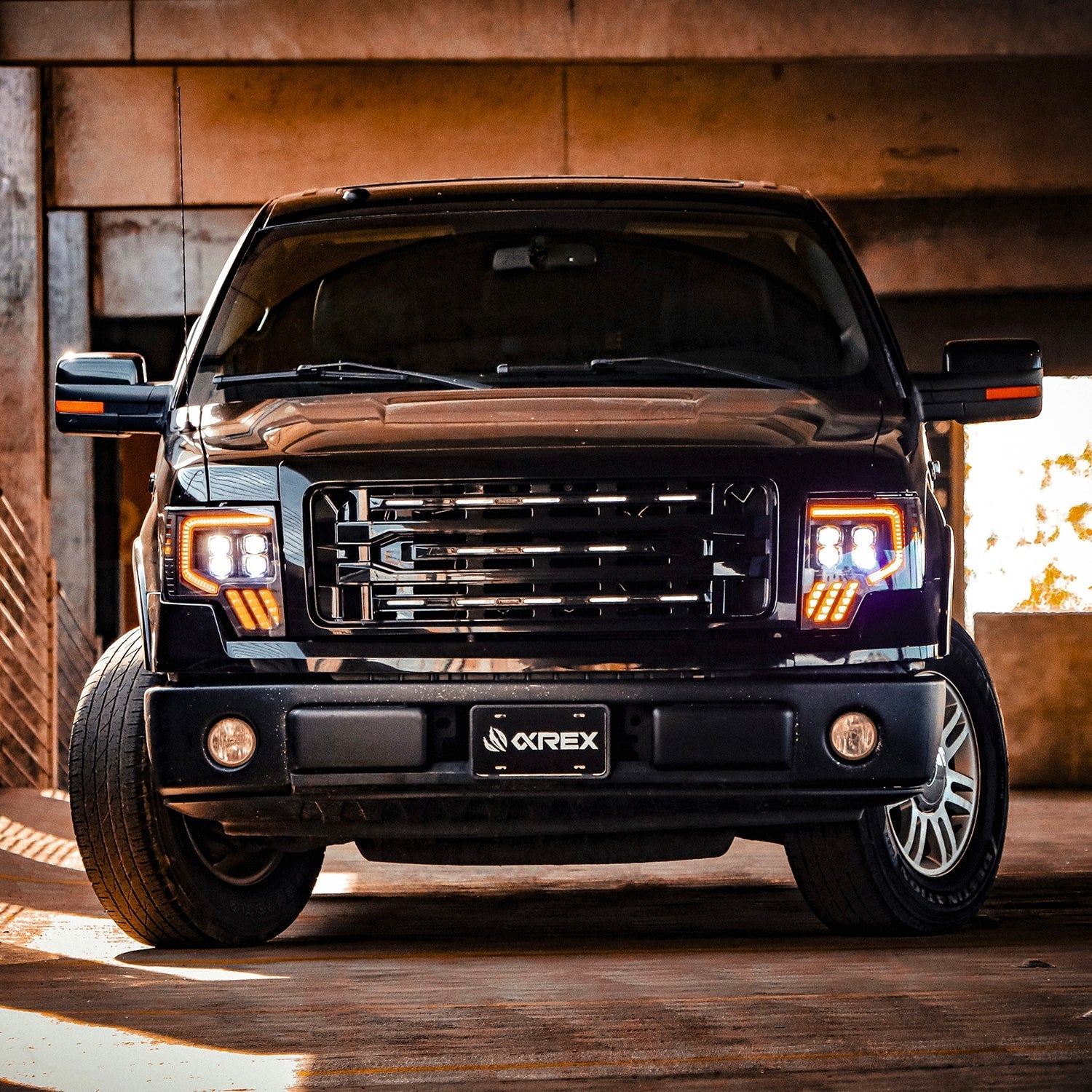09-14 Ford F-150 NOVA-Series LED Projector Headlights Chrome - Apollo Off-Road
