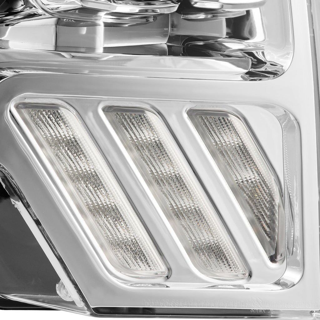09-14 Ford F-150 PRO-Series Halogen Projector Headlights Chrome - Apollo Off-Road