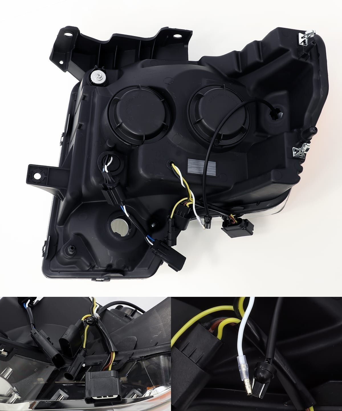 09-14 Ford F150 PRO-Series Projector Headlights Plank Style Design Black - Apollo Off-Road