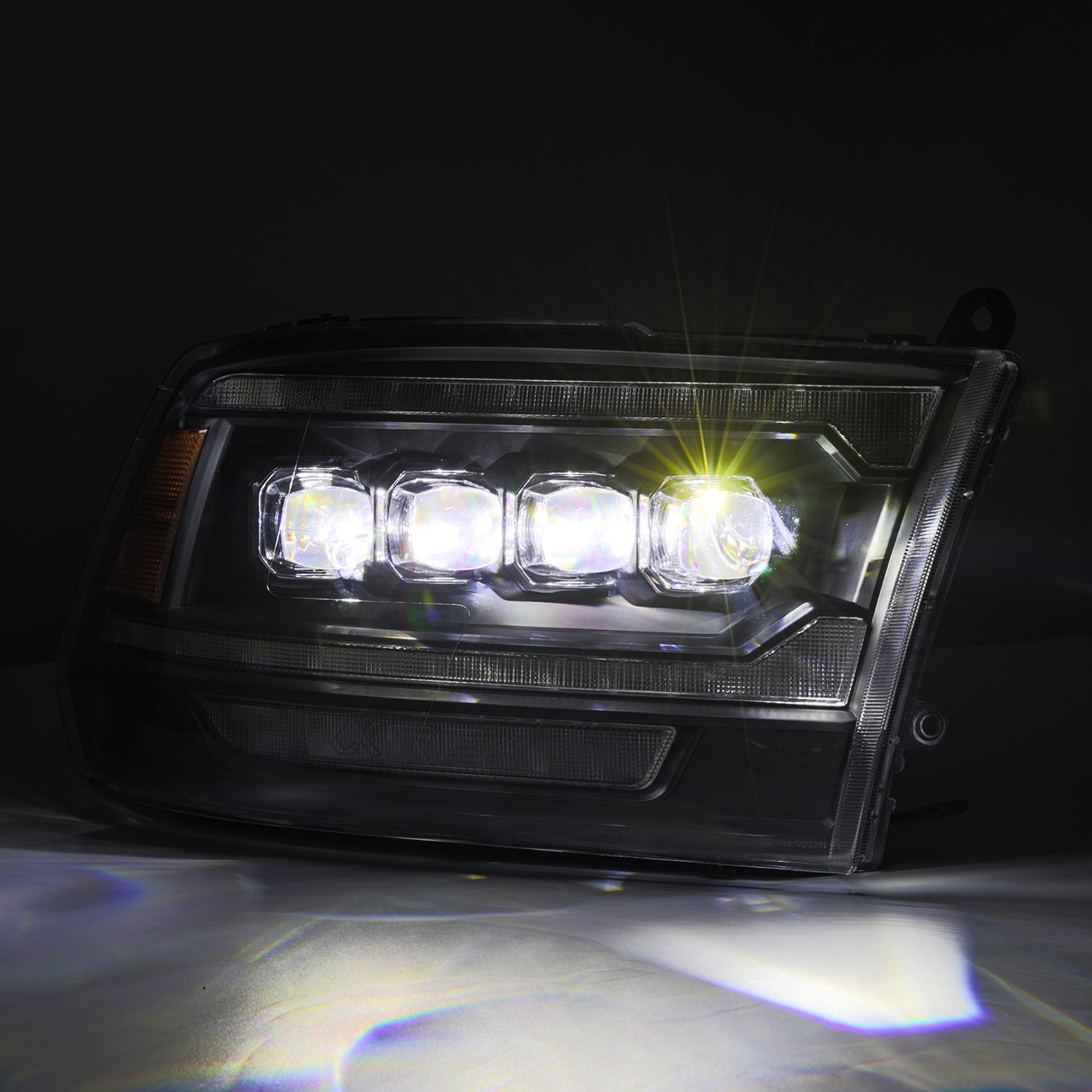 09-18 Dodge Ram NOVA-Series LED Projector Headlights in Chrome - Apollo Off-Road