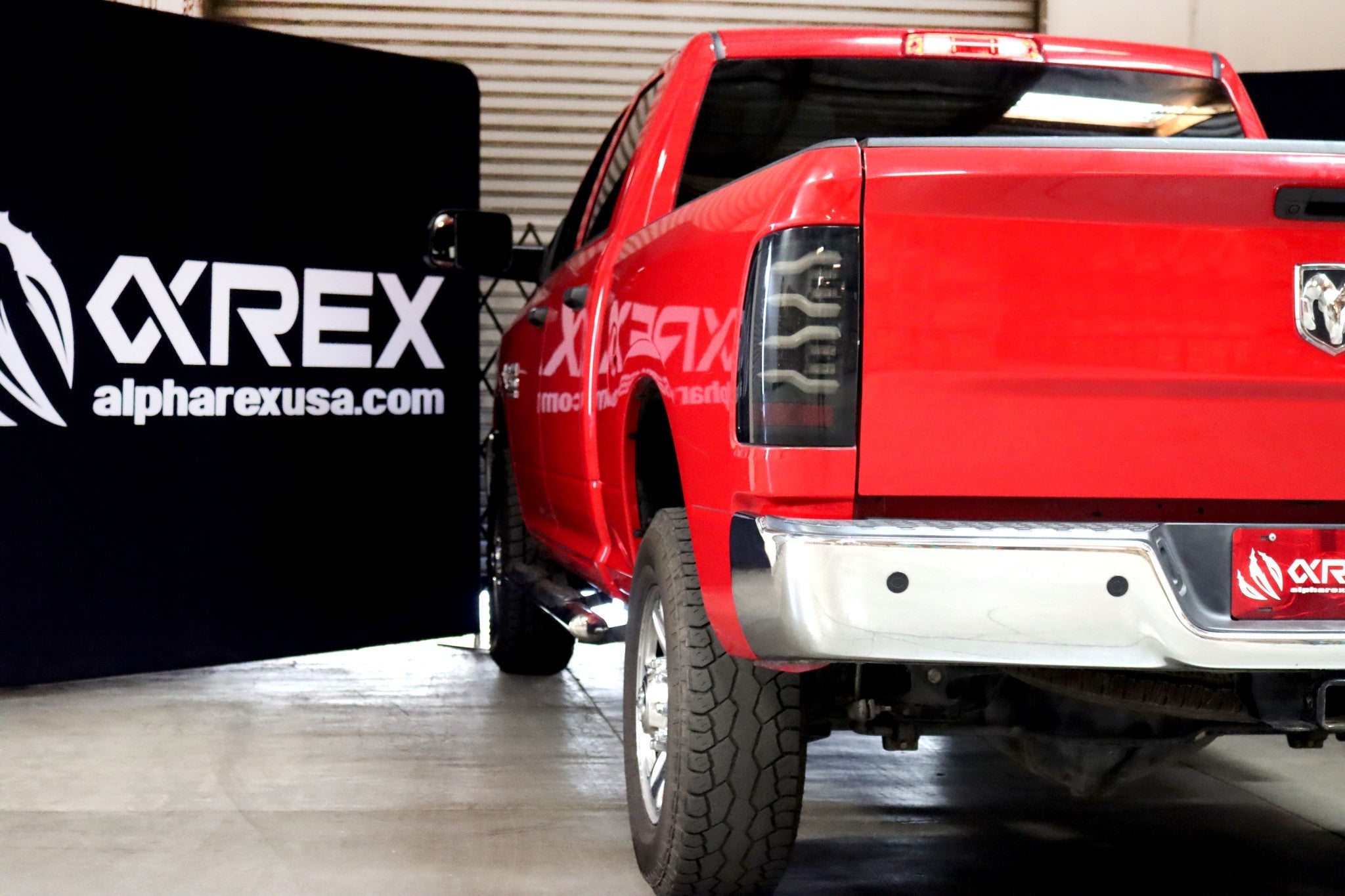 09-18 Ram Truck LUXX-Series LED Tail Lights Black - Apollo Off-Road