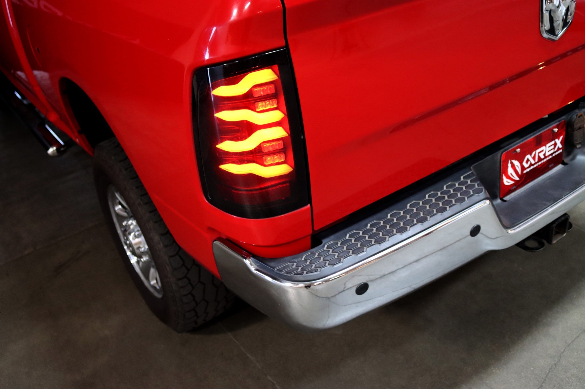 09-18 Ram Truck LUXX-Series LED Tail Lights Black - Apollo Off-Road