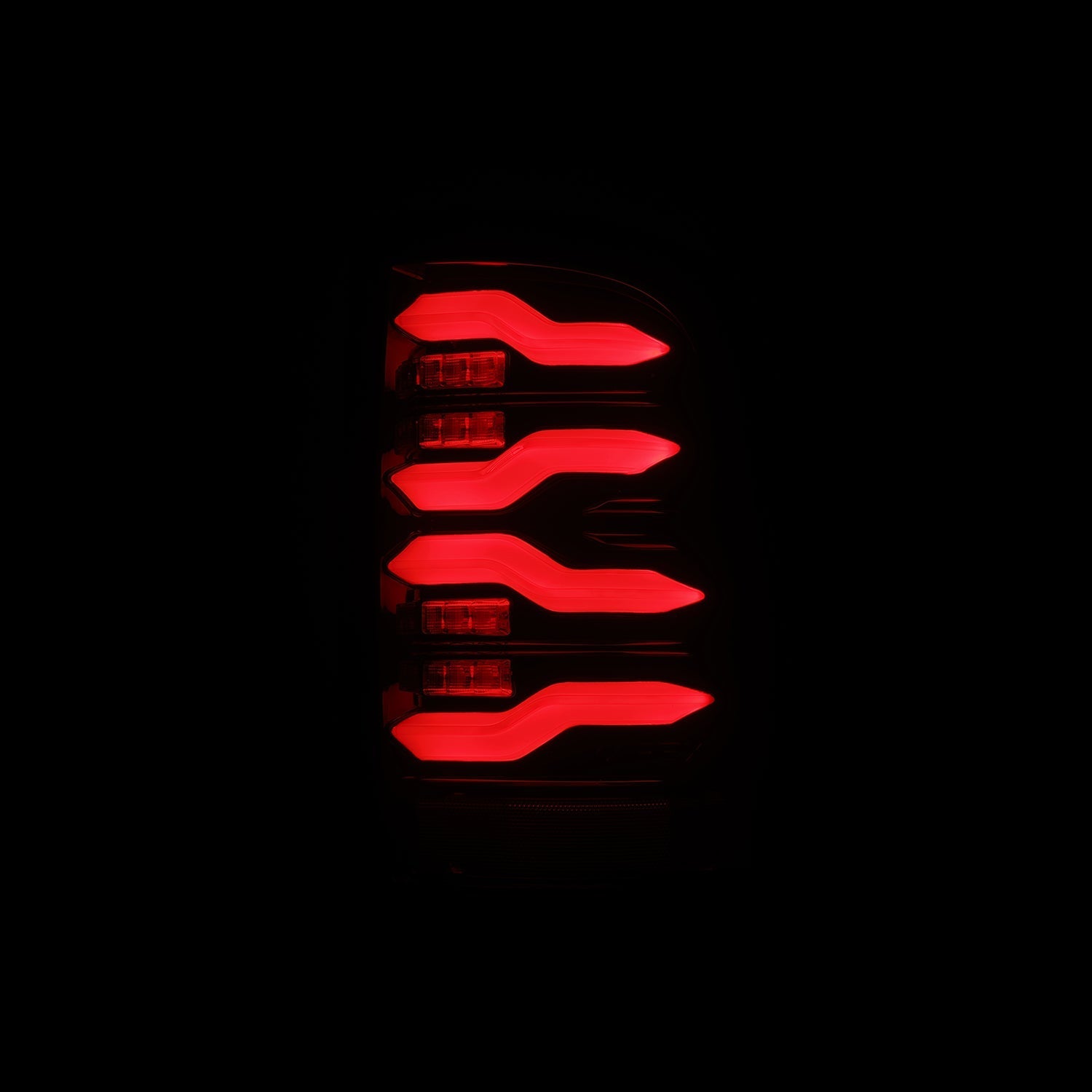 09-18 Ram Truck LUXX-Series LED Tail Lights Black-Red - Apollo Off-Road