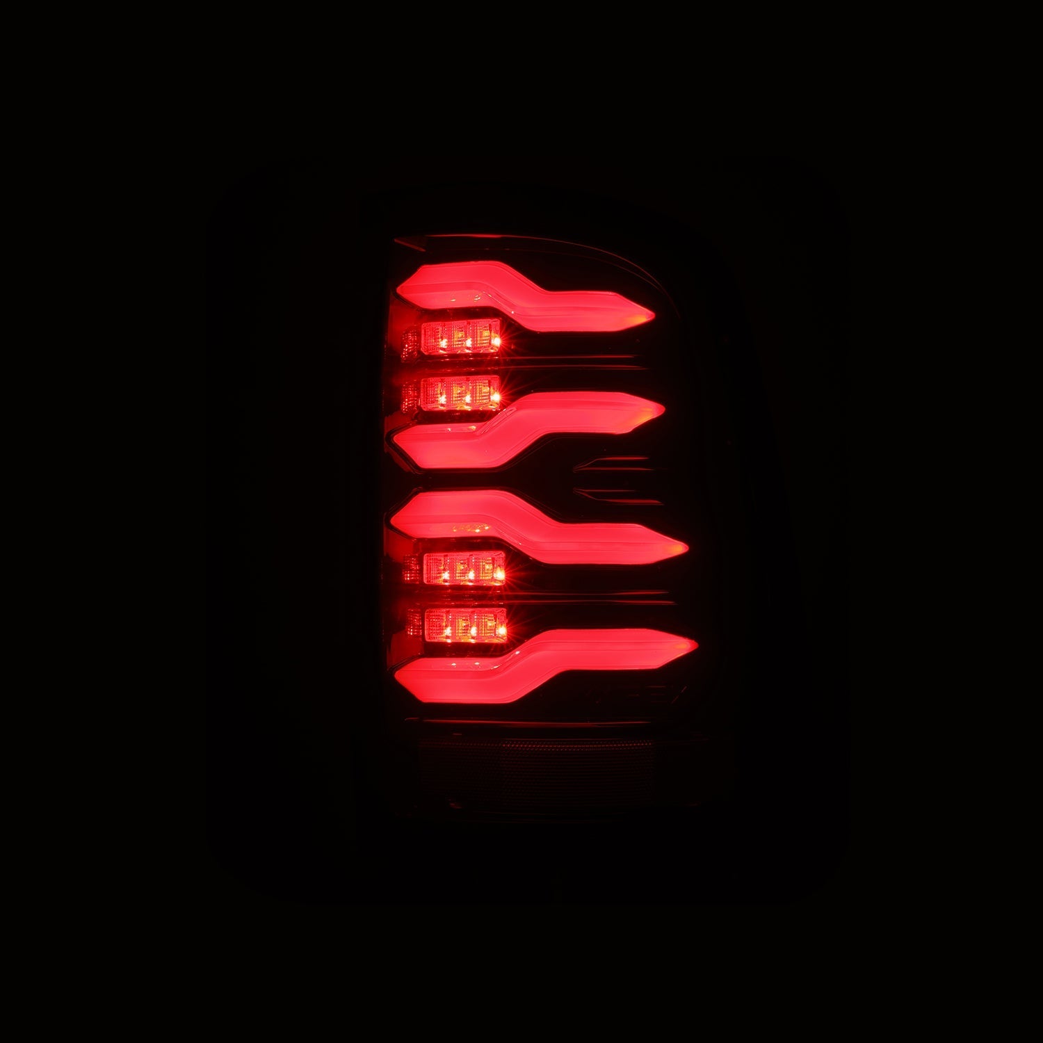 09-18 Ram Truck LUXX-Series LED Tail Lights Black-Red - Apollo Off-Road