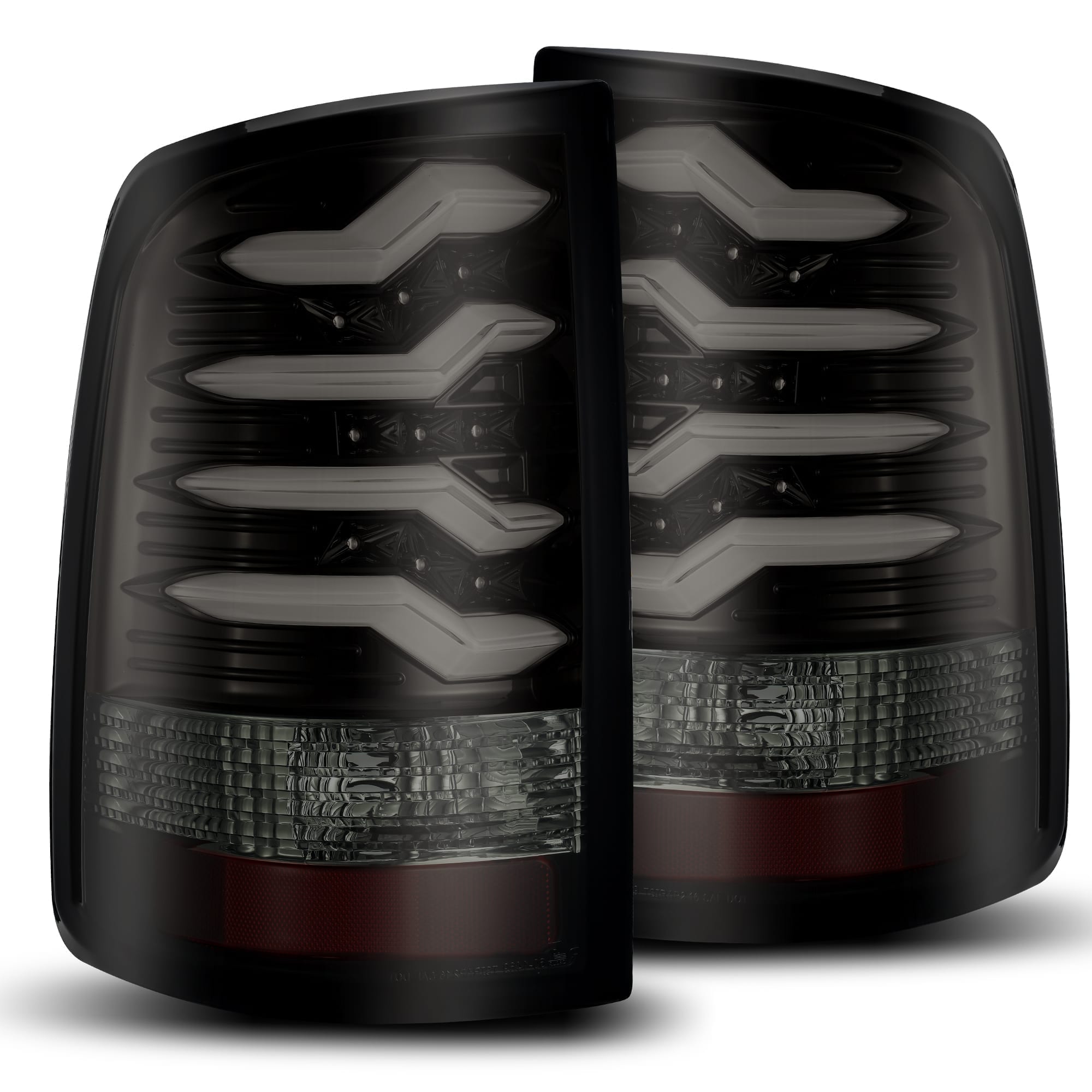 09-18 Ram Truck PRO-Series LED Tail Lights Jet Black - Apollo Off-Road