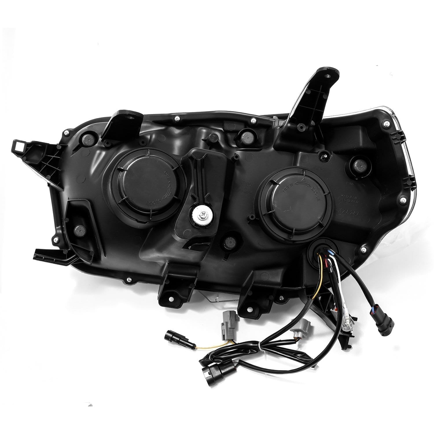 10-13 Toyota 4Runner LUXX-Series Projector Headlights Alpha-Black - Apollo Off-Road