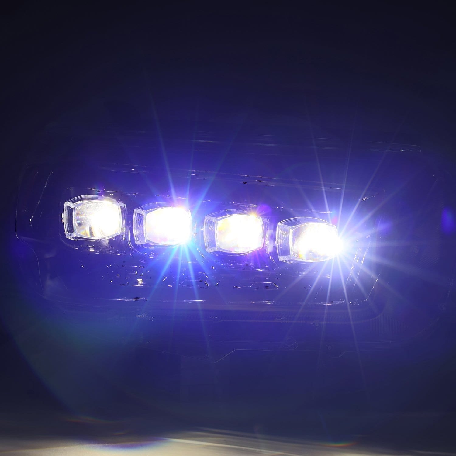 10-13 Toyota 4Runner NOVA-Series LED Projector Headlights in Alpha-Black - Apollo Off-Road