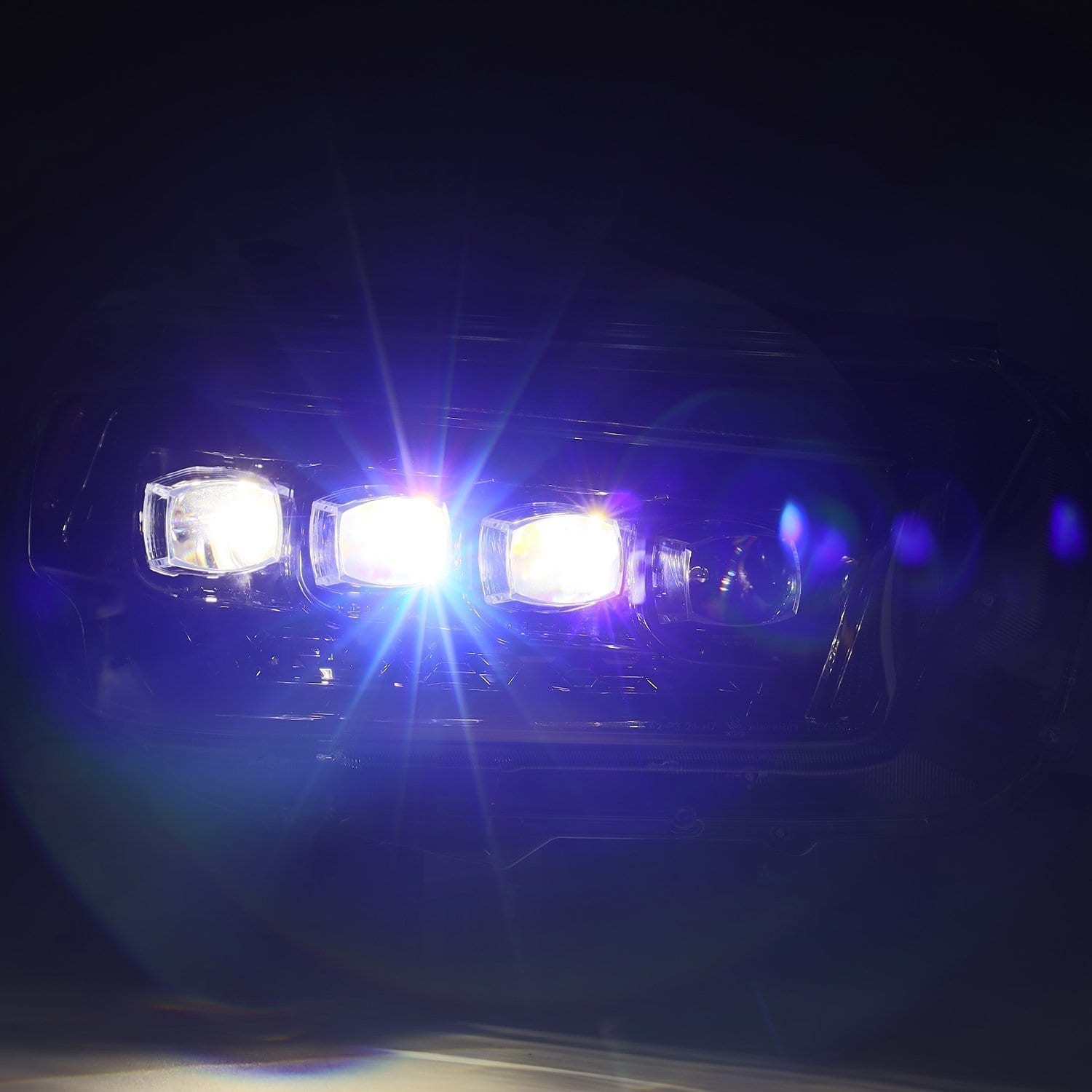 10-13 Toyota 4Runner NOVA-Series LED Projector Headlights in Alpha-Black - Apollo Off-Road