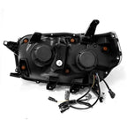 10-13 Toyota 4Runner NOVA-Series LED Projector Headlights in Alpha-Black - Apollo Off-Road