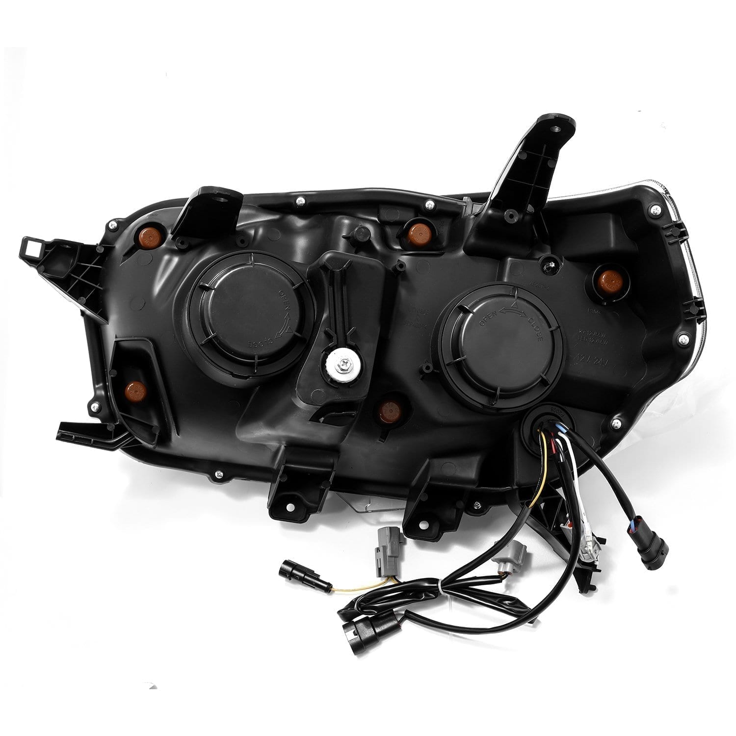 10-13 Toyota 4Runner NOVA-Series LED Projector Headlights in Alpha-Black - Apollo Off-Road