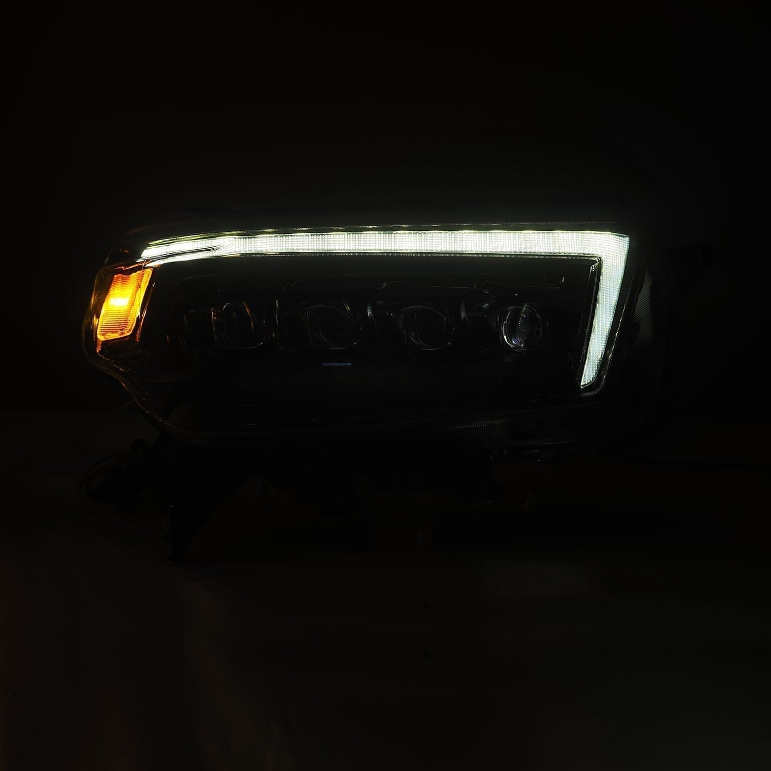 10-13 Toyota 4Runner NOVA-Series LED Projector Headlights in Alpha-Black - Apollo Off-Road