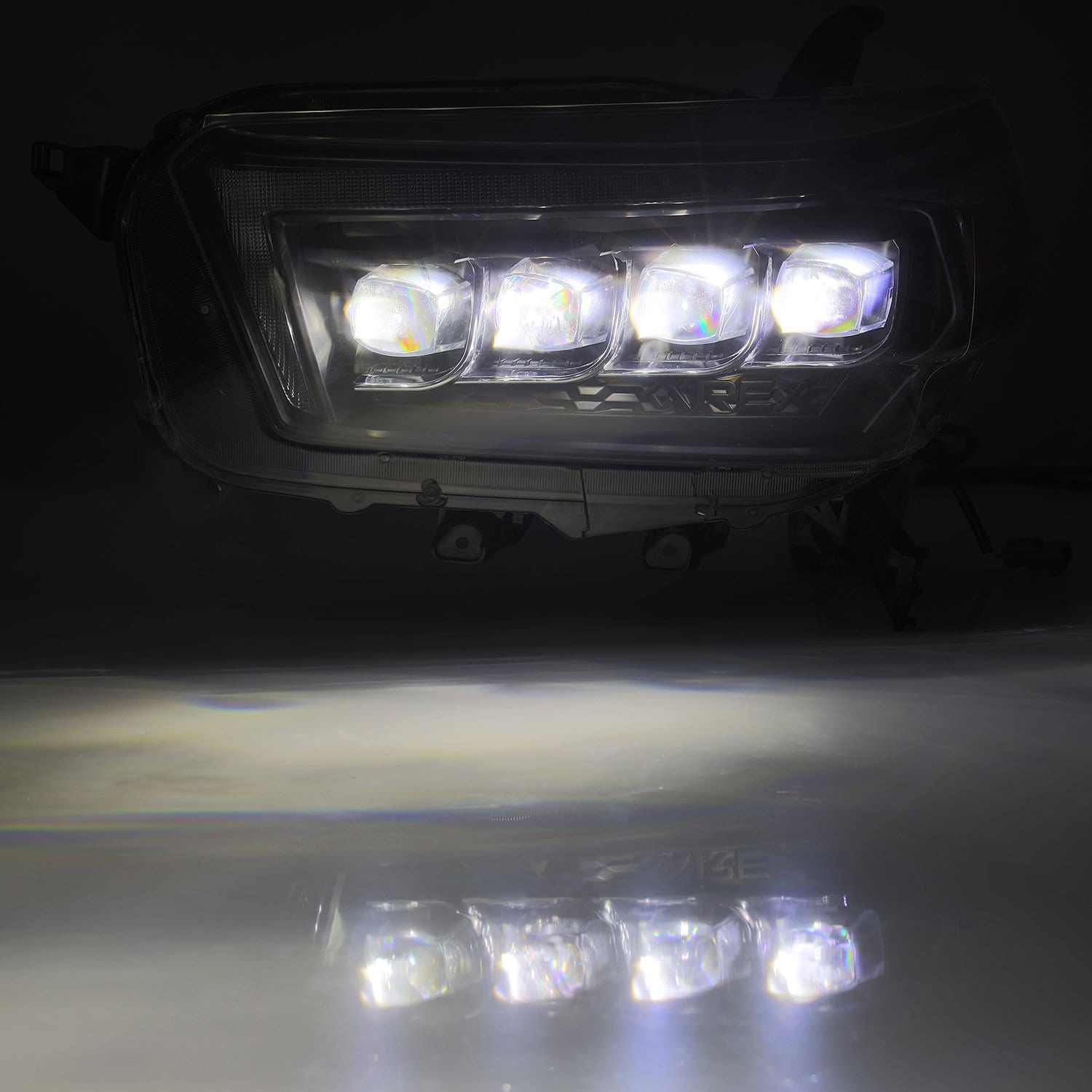 10-13 Toyota 4Runner NOVA-Series LED Projector Headlights in Black - Apollo Off-Road