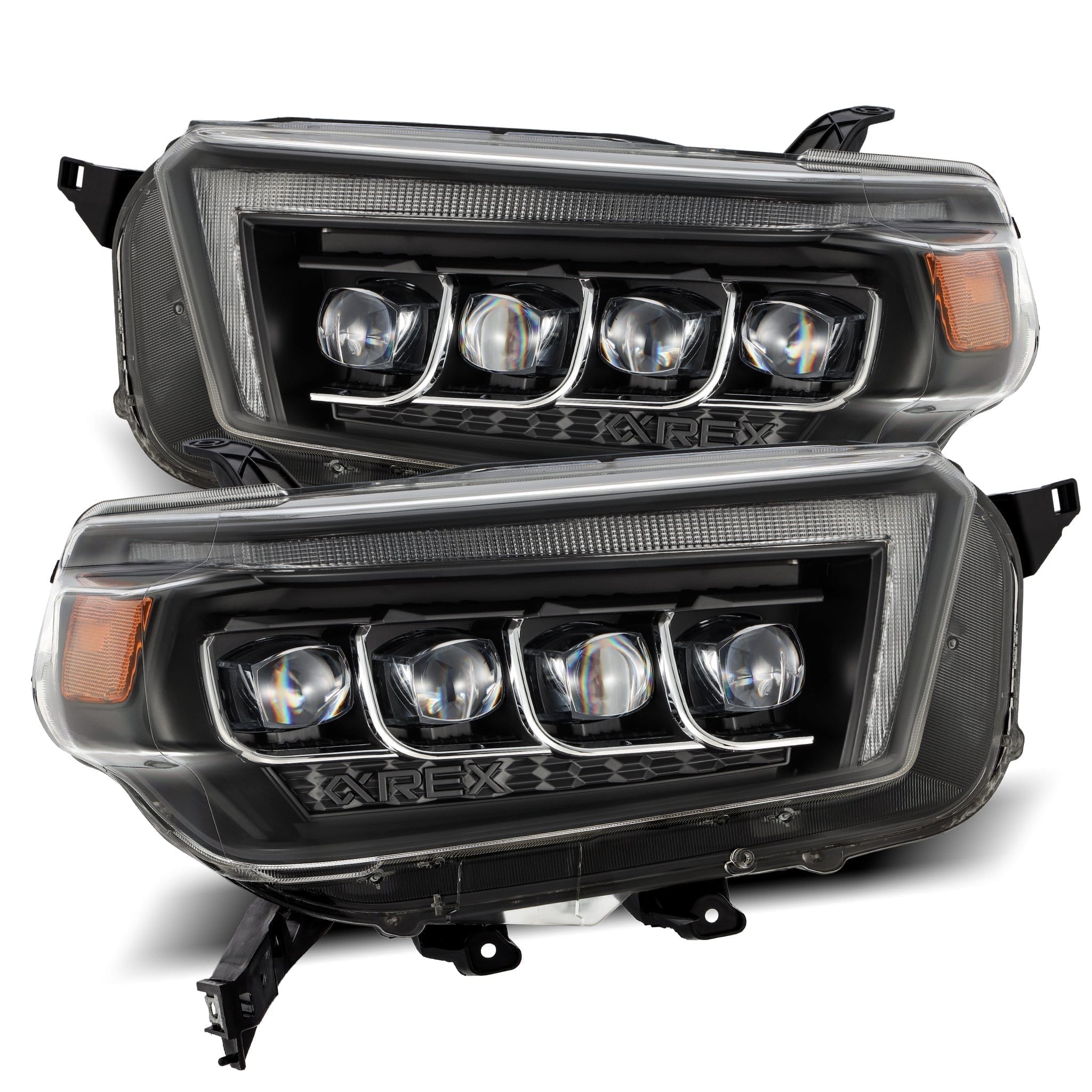 10-13 Toyota 4Runner NOVA-Series LED Projector Headlights in Black - Apollo Off-Road