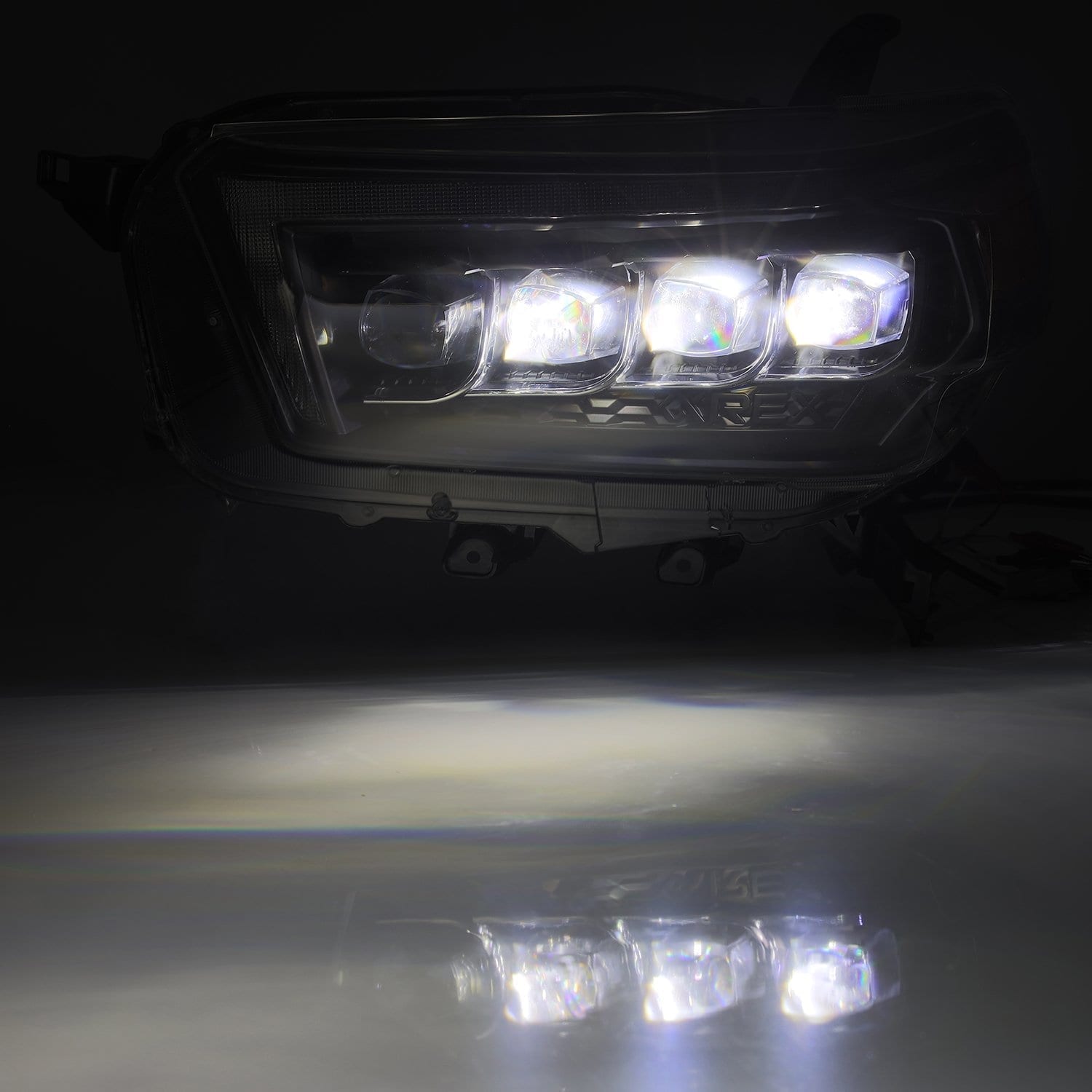 10-13 Toyota 4Runner NOVA-Series LED Projector Headlights in Black - Apollo Off-Road