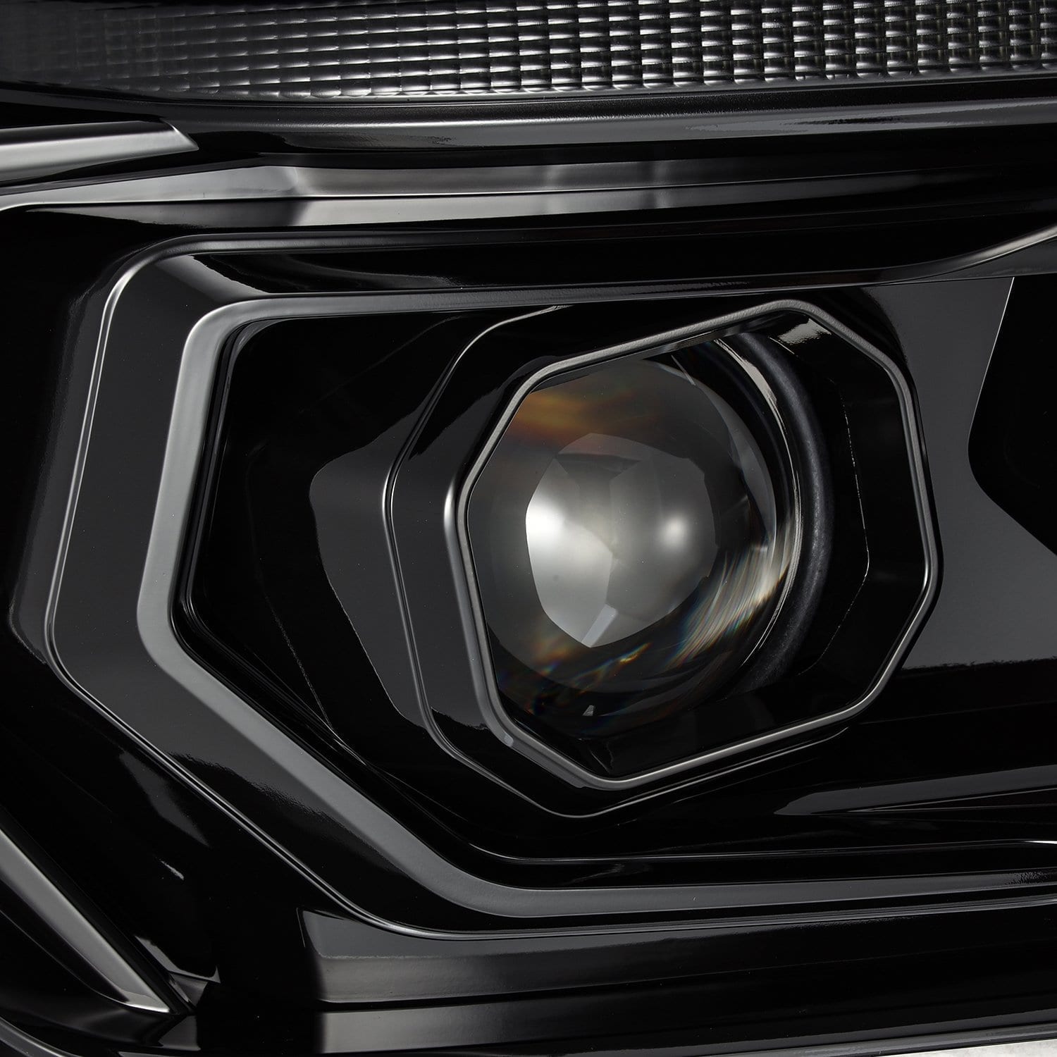 10-13 Toyota 4Runner PRO-Series Halogen Projector Headlights Alpha-Black - Apollo Off-Road