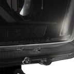 10-13 Toyota 4Runner PRO-Series Halogen Projector Headlights Alpha-Black - Apollo Off-Road