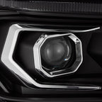 10-13 Toyota 4Runner PRO-Series Halogen Projector Headlights Black - Apollo Off-Road