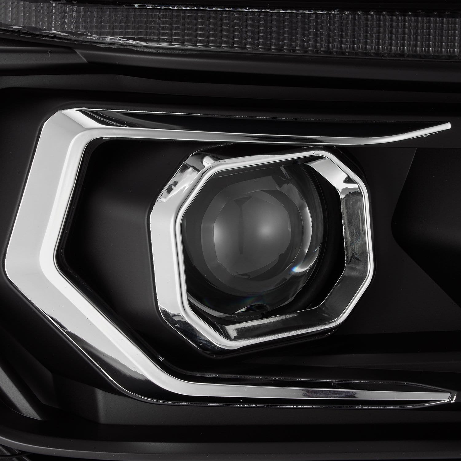 10-13 Toyota 4Runner PRO-Series Halogen Projector Headlights Black - Apollo Off-Road