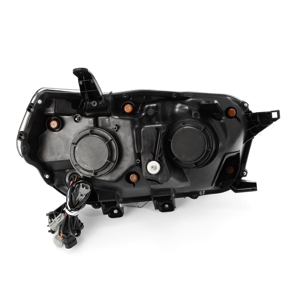 10-13 Toyota 4Runner PRO-Series Halogen Projector Headlights Black - Apollo Off-Road