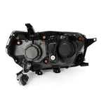 10-13 Toyota 4Runner PRO-Series Halogen Projector Headlights Black - Apollo Off-Road