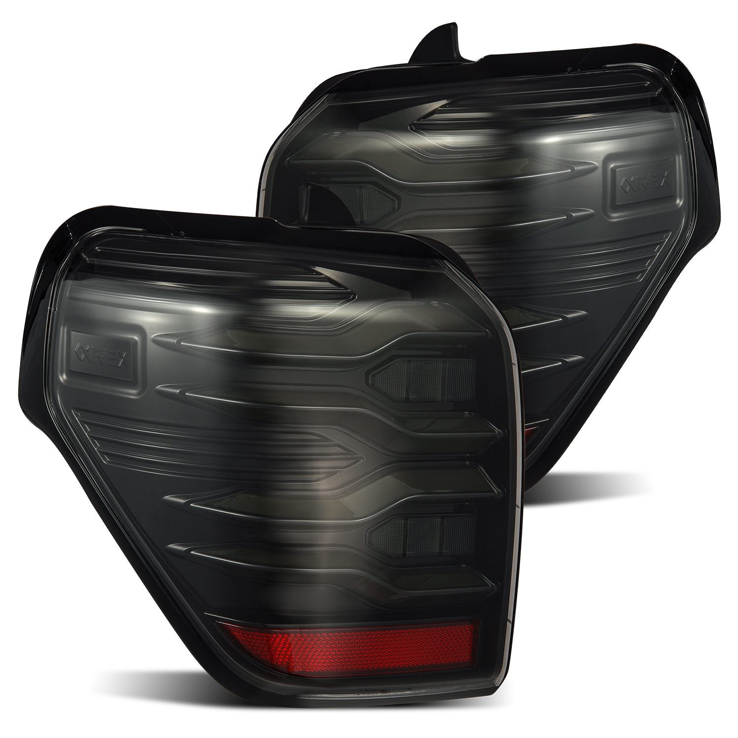 10-22 Toyota 4Runner LUXX-Series LED Taillights Alpha-Black - Apollo Off-Road