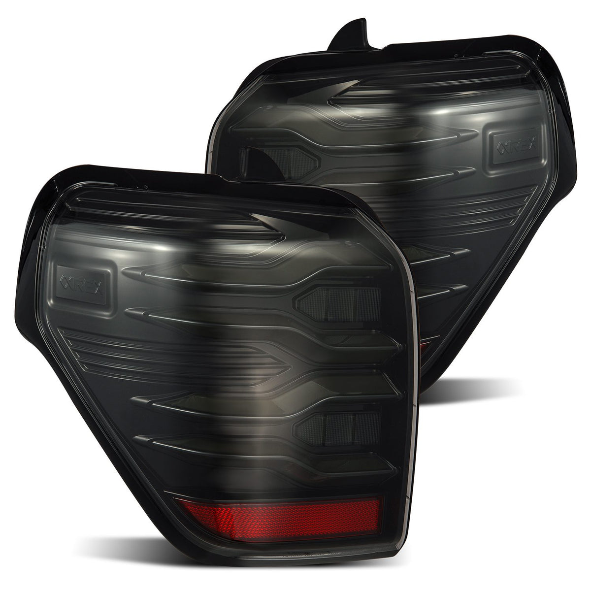 10-22 Toyota 4Runner LUXX-Series LED Taillights Alpha-Black - Apollo Off-Road