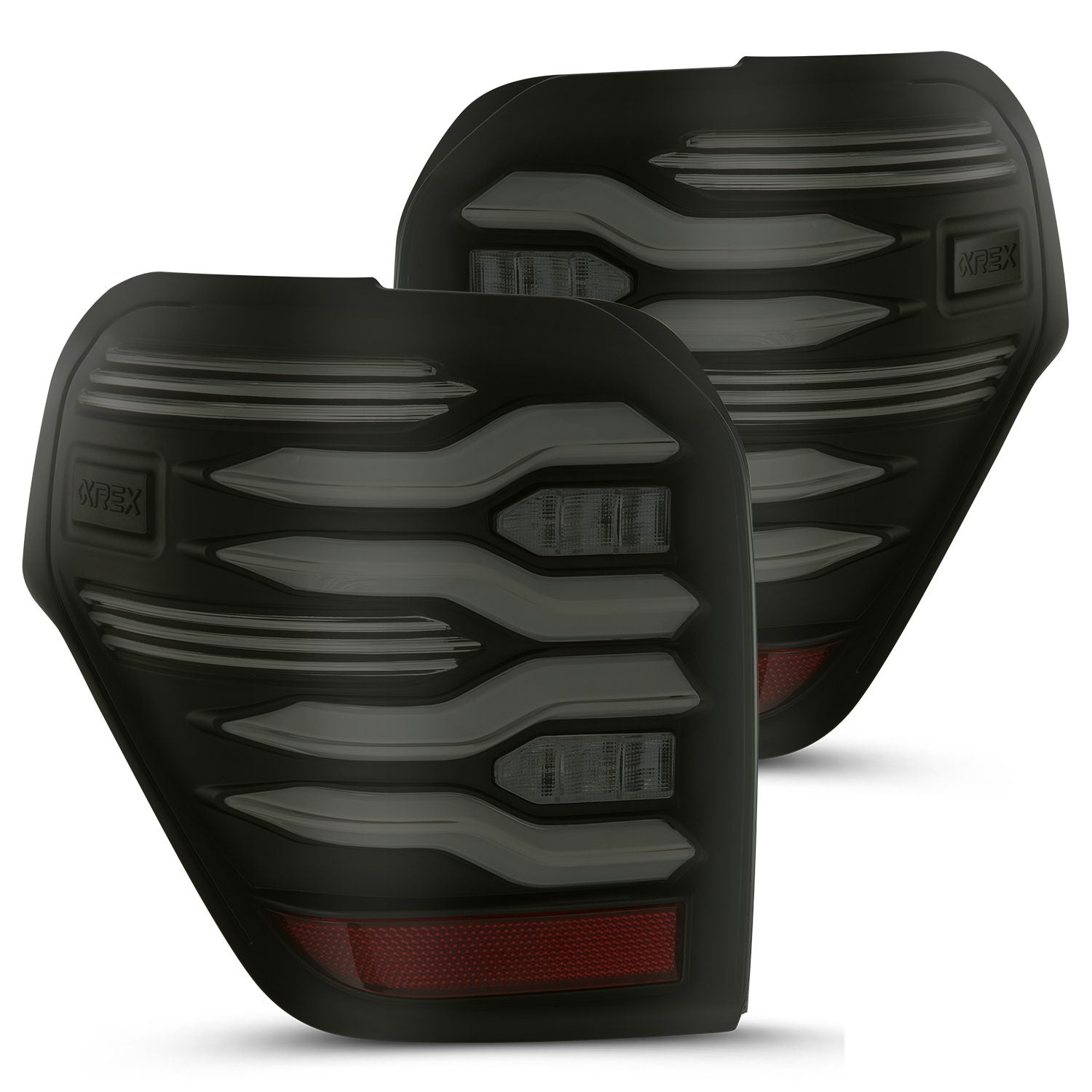10-22 Toyota 4Runner LUXX-Series LED Taillights Black - Apollo Off-Road