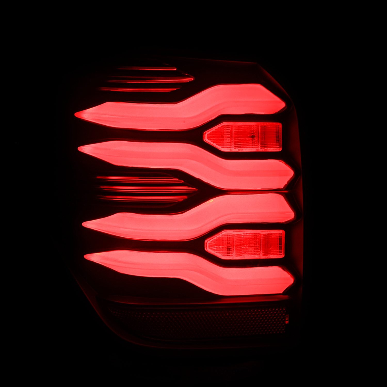 10-22 Toyota 4Runner LUXX-Series LED Taillights Black-Red - Apollo Off-Road
