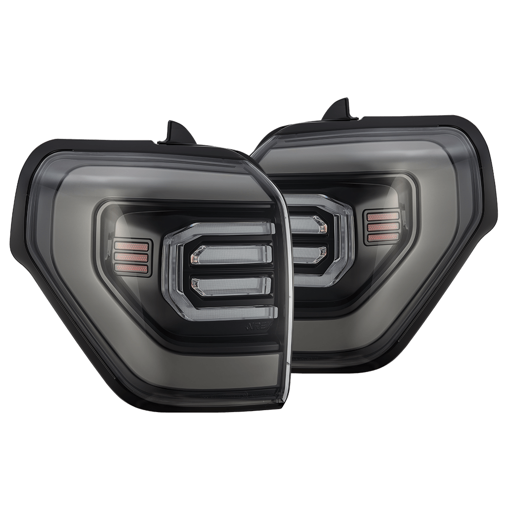 10-24 Toyota 4Runner NOVA-Series Prismatic LED Tail Lights Alpha-Black - Apollo Off-Road