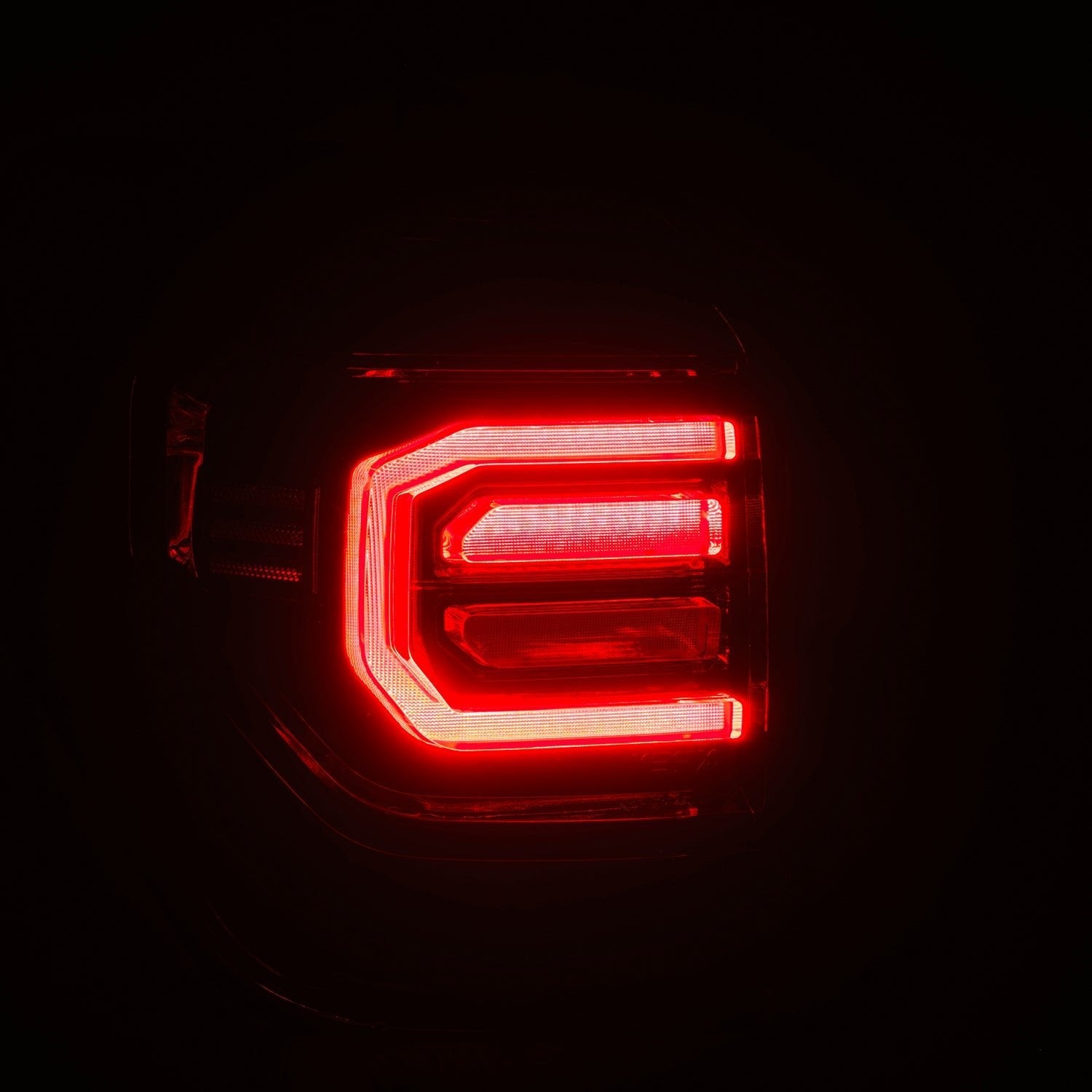 10-24 Toyota 4Runner TOPO-ETCH NOVA-Series Prismatic LED Tail Lights Alpha-Black - Apollo Off-Road