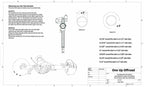 Weld On Under Axle Bar Mount, 3 1/2in & 4in Axle, U-Bolts Up