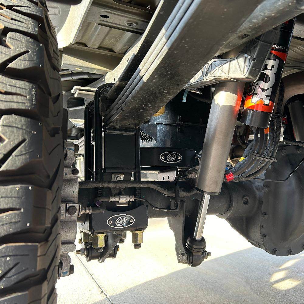 Under Axle Bar Mount, 3 in thru 3-3/8 in Axle, U-Bolts Down