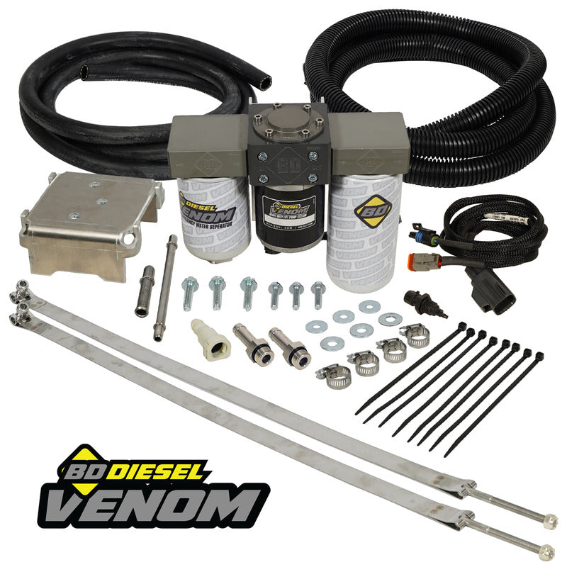 Venom Power Stroke Fuel Lift Pump c/w Filter and Separator Ford 6.4L 2008-2010 F-250/F-350 BD Diesel