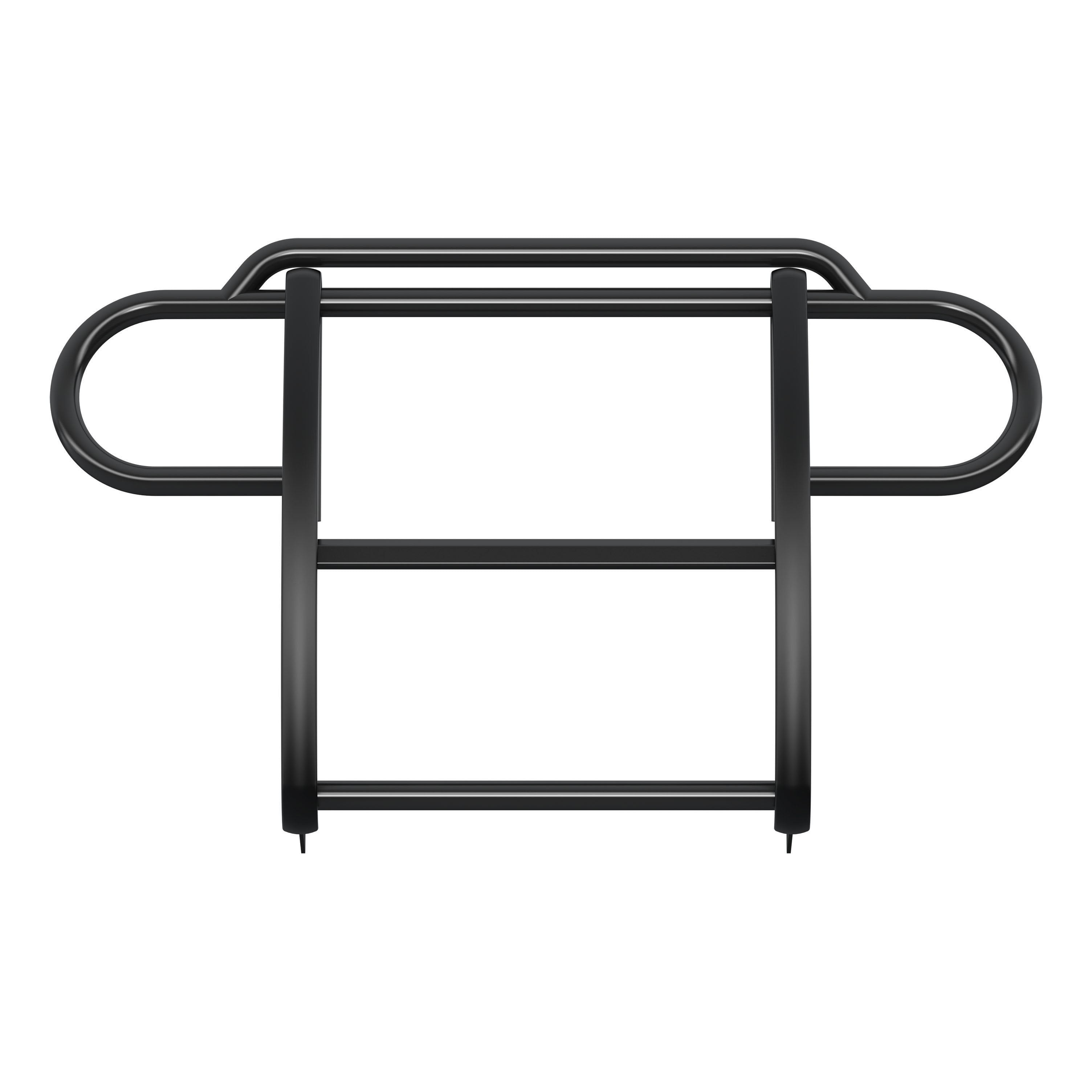 ARIES Black Steel Grille Guard, 2018-2026 Jeep Wrangler, 2020-2026 Jeep Gladiator