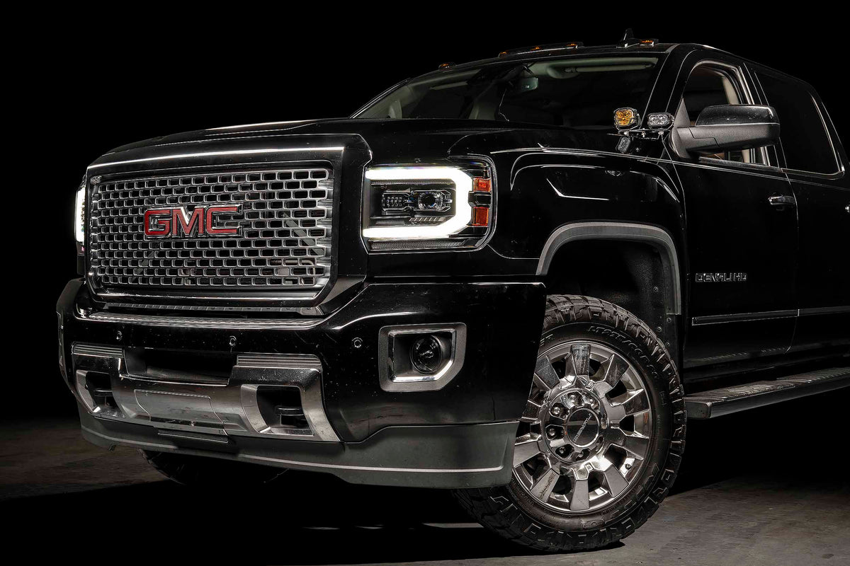 Morimoto XB Evo Hybrid Headlights: 14-18 GMC Sierra / 15-19 GMC Sierra HD (Set)