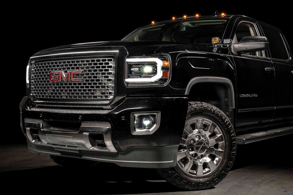 Morimoto XB Evo Hybrid Headlights: 14-18 GMC Sierra / 15-19 GMC Sierra HD (Set)