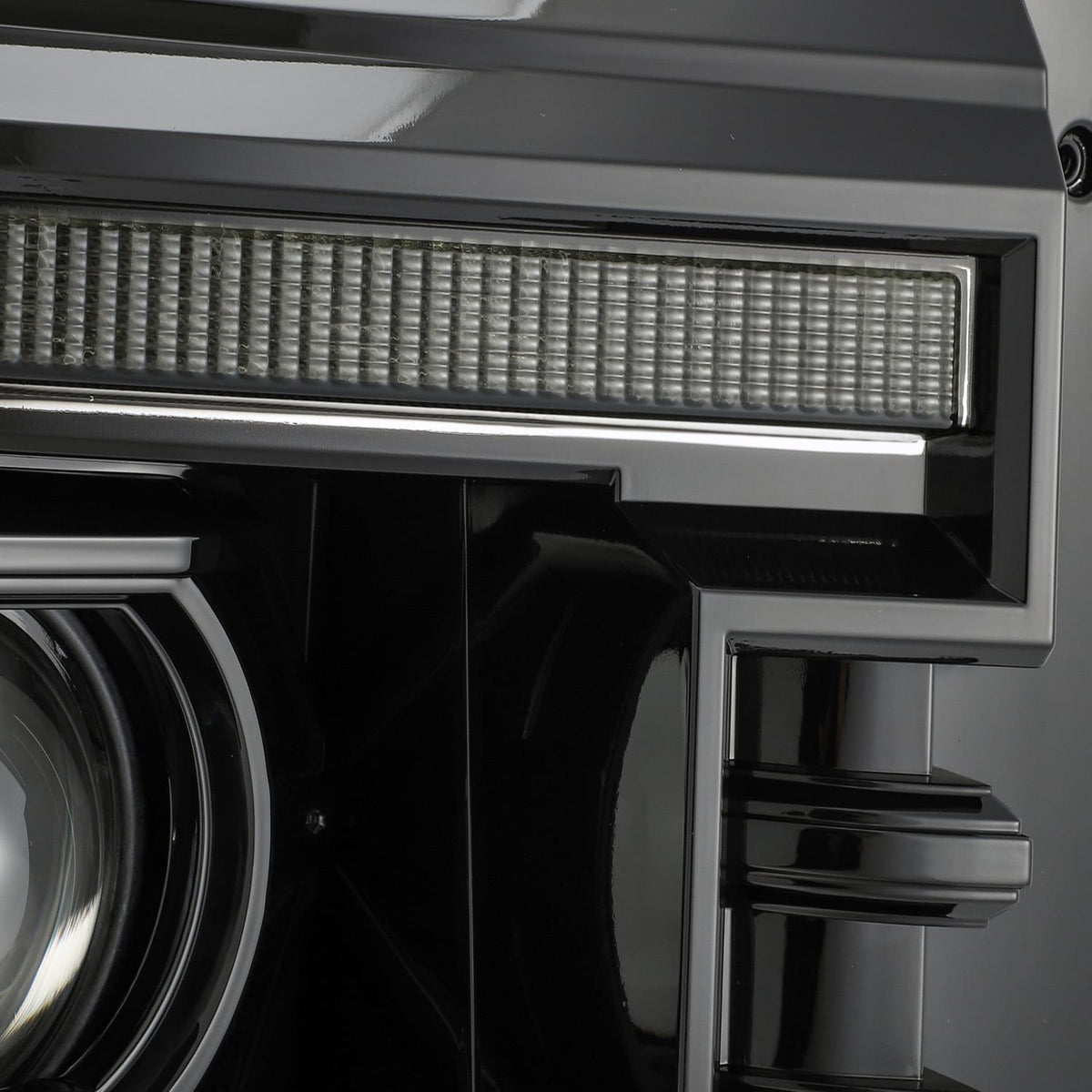11-16 Ford F-250/350/450/550 Super Duty PRO-Series Halogen Projector Headlights Alpha-Black - Apollo Off-Road