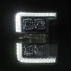 11-16 Ford SuperDuty NOVA-Series LED Projector Headlights in Black - Apollo Off-Road