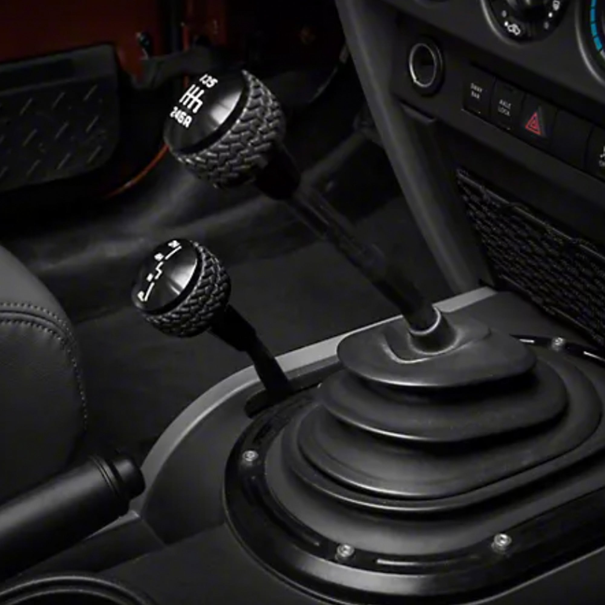 11-18 Jeep JK 6-Speed Shift Knob; Black - Apollo Off-Road