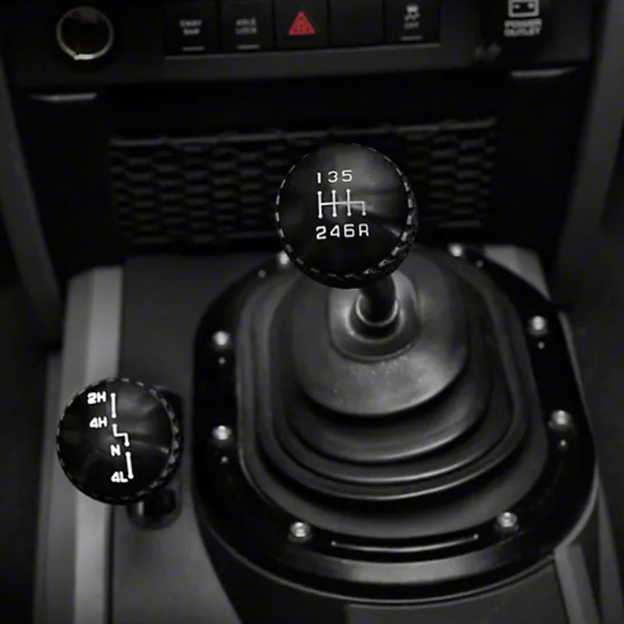 11-18 Jeep JK 6-Speed Shift Knob; Black - Apollo Off-Road