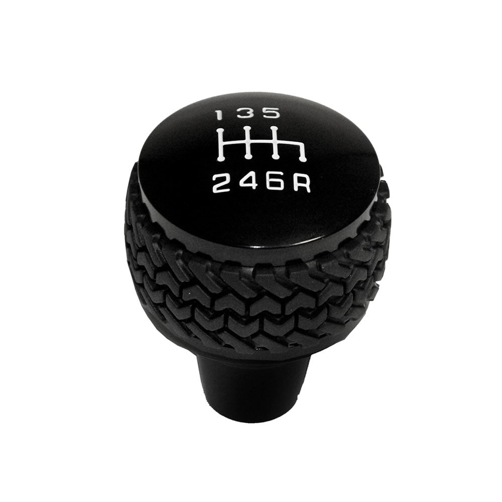 11-18 Jeep JK 6-Speed Shift Knob; Black - Apollo Off-Road