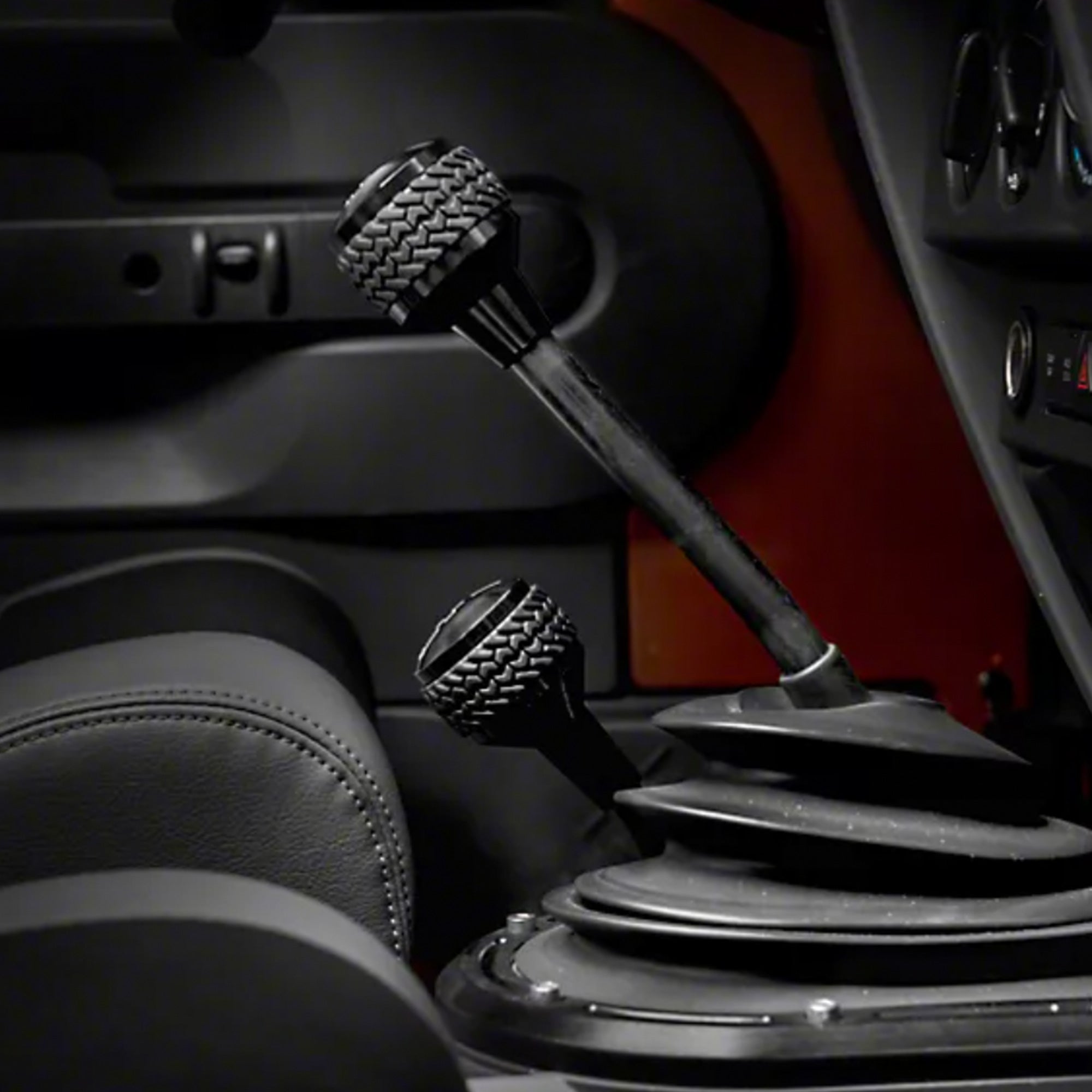 11-18 Jeep JK 6-Speed Shift Knob; Black - Apollo Off-Road